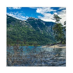 Beach At Los Alerces National Park, Chubut Province, Argentina Duvet Cover Double Side (Full/ Double Size) from ArtsNow.com Front