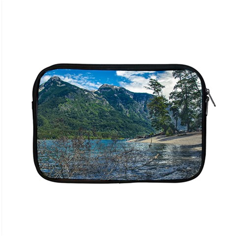 Beach At Los Alerces National Park, Chubut Province, Argentina Apple MacBook Pro 15  Zipper Case from ArtsNow.com Front