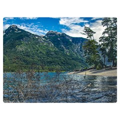 Beach At Los Alerces National Park, Chubut Province, Argentina Two Sides Premium Plush Fleece Blanket (Baby Size) from ArtsNow.com 40 x30  Blanket Back