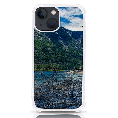 Beach At Los Alerces National Park, Chubut Province, Argentina iPhone 13 mini TPU UV Print Case from ArtsNow.com Front