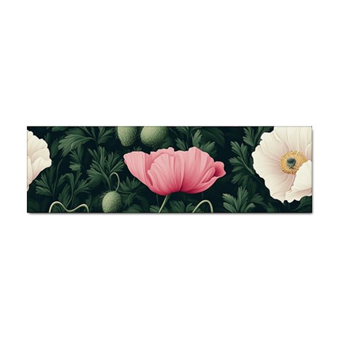 Poppy Flower Plant Petals Bloom Sticker (Bumper) from ArtsNow.com Front