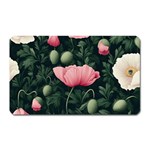 Poppy Flower Plant Petals Bloom Magnet (Rectangular)