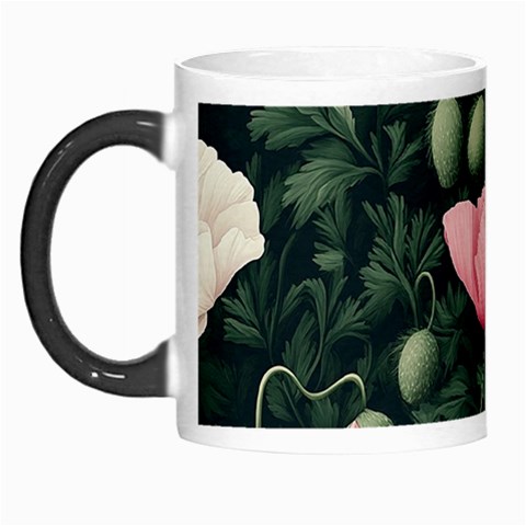 Poppy Flower Plant Petals Bloom Morph Mug from ArtsNow.com Left