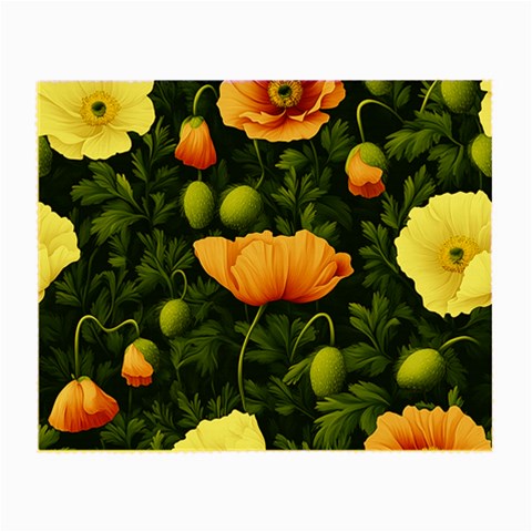 Poppy Flower Plant Petals Bloom Small Glasses Cloth from ArtsNow.com Front