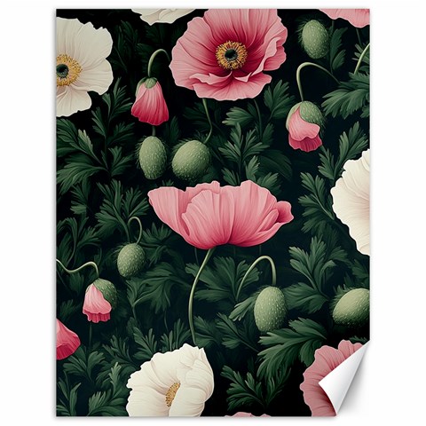 Poppy Flower Plant Petals Bloom Canvas 12  x 16  from ArtsNow.com 11.86 x15.41  Canvas - 1