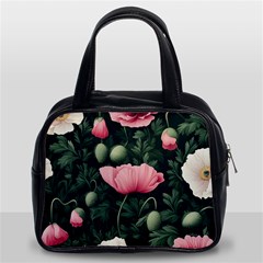 Poppy Flower Plant Petals Bloom Classic Handbag (Two Sides) from ArtsNow.com Front