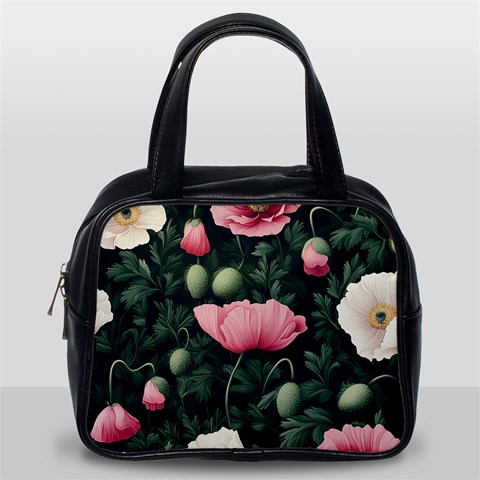 Poppy Flower Plant Petals Bloom Classic Handbag (Two Sides) from ArtsNow.com Back