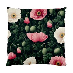 Poppy Flower Plant Petals Bloom Standard Cushion Case (Two Sides) from ArtsNow.com Front