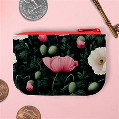 Poppy Flower Plant Petals Bloom Mini Coin Purse from ArtsNow.com Back