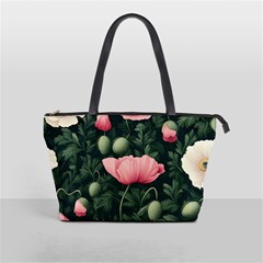 Poppy Flower Plant Petals Bloom Classic Shoulder Handbag from ArtsNow.com Front