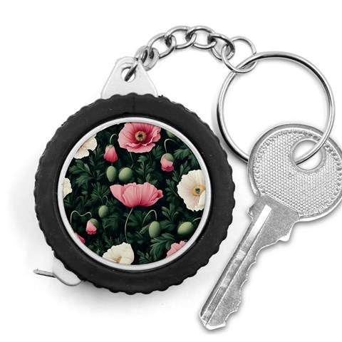 Poppy Flower Plant Petals Bloom Measuring Tape from ArtsNow.com Front