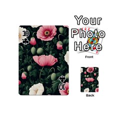 Poppy Flower Plant Petals Bloom Playing Cards 54 Designs (Mini) from ArtsNow.com Front - Club10