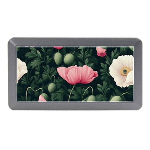 Poppy Flower Plant Petals Bloom Memory Card Reader (Mini) from ArtsNow.com Front