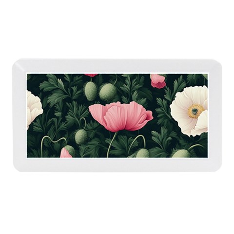 Poppy Flower Plant Petals Bloom Memory Card Reader (Mini) from ArtsNow.com Front