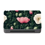 Poppy Flower Plant Petals Bloom Memory Card Reader with CF