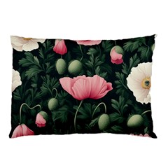 Poppy Flower Plant Petals Bloom Pillow Case (Two Sides) from ArtsNow.com Front