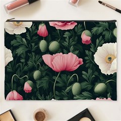 Poppy Flower Plant Petals Bloom Cosmetic Bag (XXXL) from ArtsNow.com Front