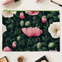 Poppy Flower Plant Petals Bloom Cosmetic Bag (XXXL) from ArtsNow.com Front