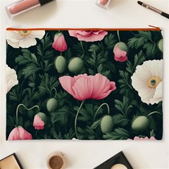 Poppy Flower Plant Petals Bloom Cosmetic Bag (XXXL) from ArtsNow.com Back