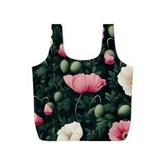 Poppy Flower Plant Petals Bloom Full Print Recycle Bag (S) from ArtsNow.com Front