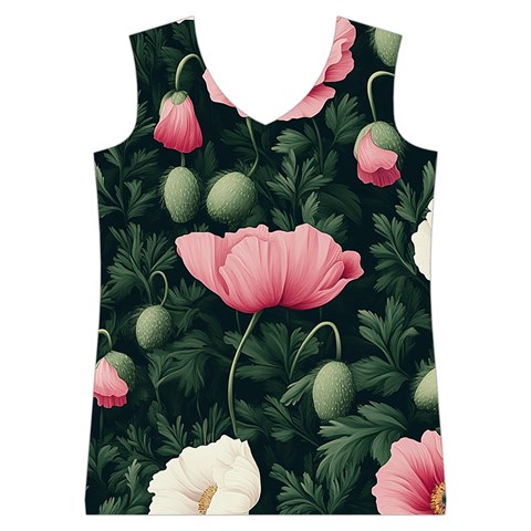 Poppy Flower Plant Petals Bloom Women s Basketball Tank Top from ArtsNow.com Front