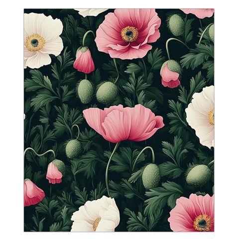 Poppy Flower Plant Petals Bloom Duvet Cover Double Side (California King Size) from ArtsNow.com Front