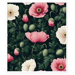 Poppy Flower Plant Petals Bloom Duvet Cover Double Side (California King Size) from ArtsNow.com Front