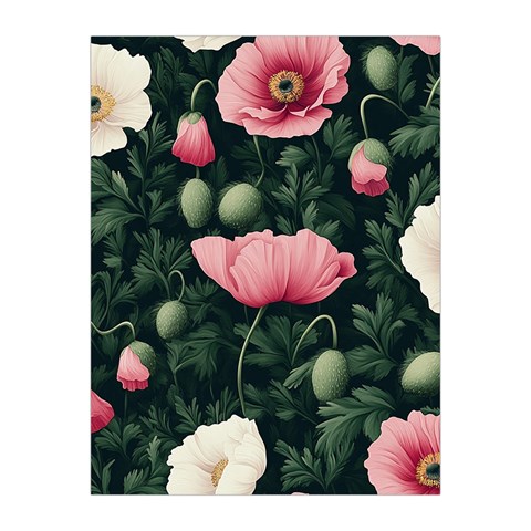 Poppy Flower Plant Petals Bloom Medium Tapestry from ArtsNow.com Front