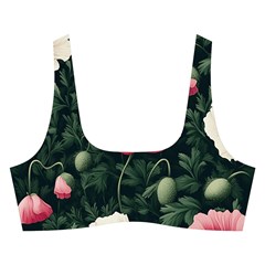 Poppy Flower Plant Petals Bloom Cross Back Hipster Bikini Set from ArtsNow.com Front