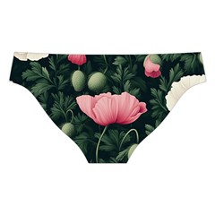 Poppy Flower Plant Petals Bloom Cross Back Hipster Bikini Set from ArtsNow.com Back Under