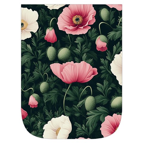 Poppy Flower Plant Petals Bloom Waist Pouch (Large) from ArtsNow.com Front Pocket