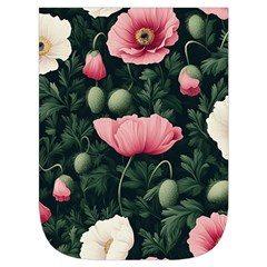 Poppy Flower Plant Petals Bloom Waist Pouch (Large) from ArtsNow.com Front Pocket