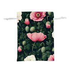 Poppy Flower Plant Petals Bloom Lightweight Drawstring Pouch (S) from ArtsNow.com Front