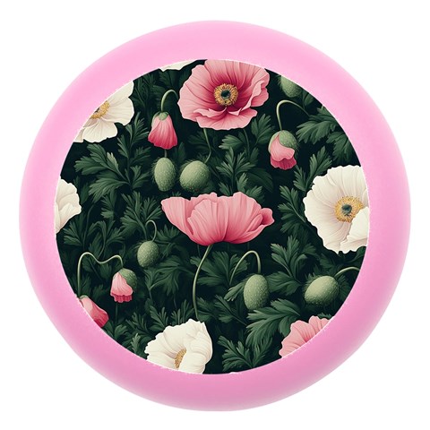 Poppy Flower Plant Petals Bloom Dento Box with Mirror from ArtsNow.com Front