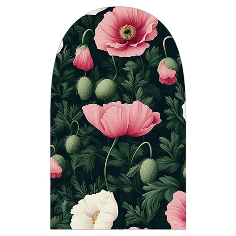 Poppy Flower Plant Petals Bloom Microwave Oven Glove from ArtsNow.com Back