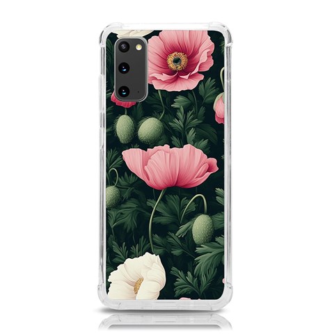 Poppy Flower Plant Petals Bloom Samsung Galaxy S20 6.2 Inch TPU UV Case from ArtsNow.com Front