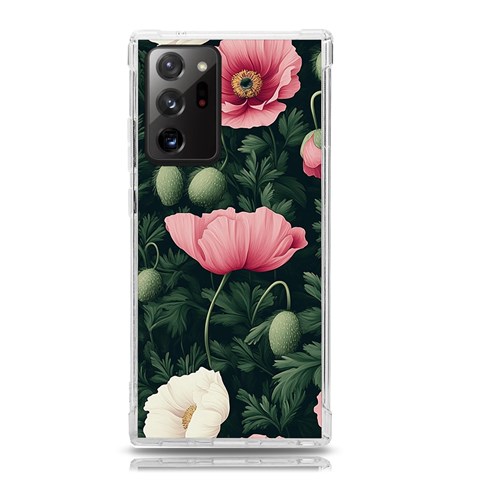 Poppy Flower Plant Petals Bloom Samsung Galaxy Note 20 Ultra TPU UV Case from ArtsNow.com Front