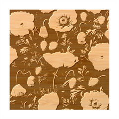 Poppy Flower Plant Petals Bloom Bamboo Coaster Set from ArtsNow.com Coaster 1