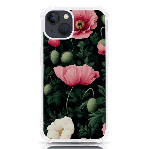 Poppy Flower Plant Petals Bloom iPhone 13 TPU UV Print Case from ArtsNow.com Front