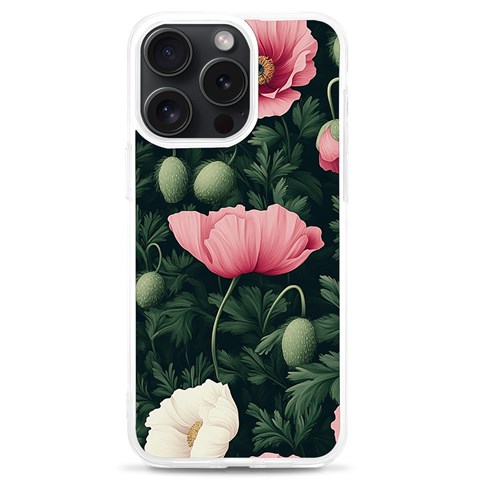 Poppy Flower Plant Petals Bloom iPhone 15 Pro Max TPU UV Print Case from ArtsNow.com Front