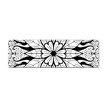 Seamless Tiling Pattern Hand Drawn Black White Sticker Bumper (10 pack)