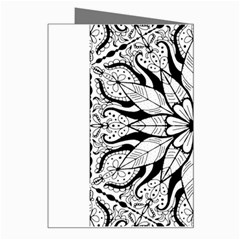 Seamless Tiling Pattern Hand Drawn Black White Greeting Card from ArtsNow.com Right