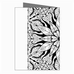 Seamless Tiling Pattern Hand Drawn Black White Greeting Cards (Pkg of 8) from ArtsNow.com Right