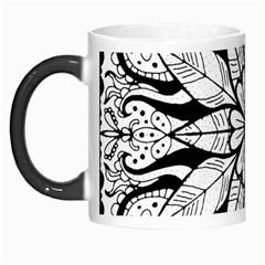 Seamless Tiling Pattern Hand Drawn Black White Morph Mug from ArtsNow.com Left