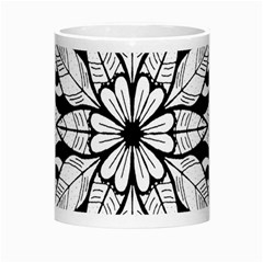 Seamless Tiling Pattern Hand Drawn Black White Morph Mug from ArtsNow.com Center