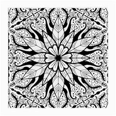 Seamless Tiling Pattern Hand Drawn Black White Medium Glasses Cloth (2 Sides) from ArtsNow.com Front