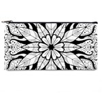 Seamless Tiling Pattern Hand Drawn Black White Pencil Cases