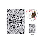 Seamless Tiling Pattern Hand Drawn Black White Playing Cards Single Design (Mini)