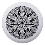 Seamless Tiling Pattern Hand Drawn Black White Dento Box with Mirror