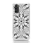 Seamless Tiling Pattern Hand Drawn Black White Samsung Galaxy S20 6.2 Inch TPU UV Case